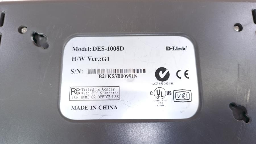223-060-001 Коммутатор неуправляемый D-LINK DES-1008D/G1 #8