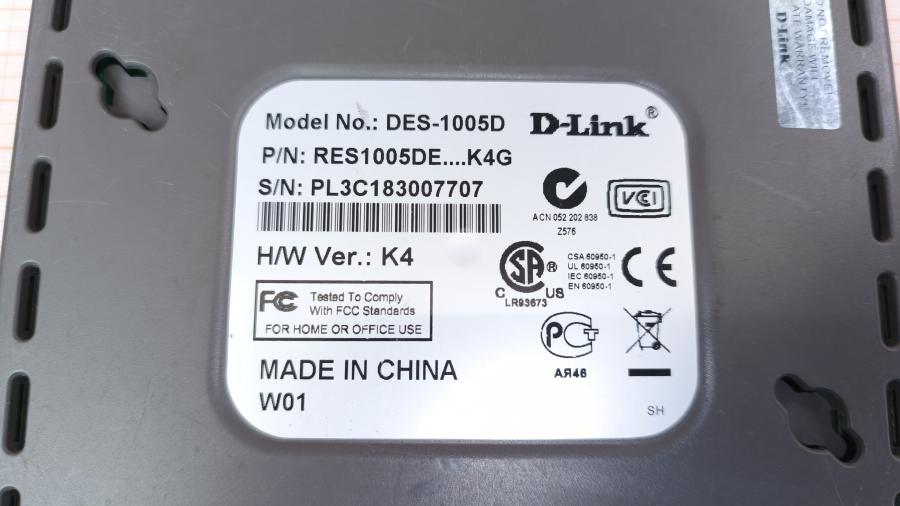 223-063-001 Коммутатор неуправляемый D-LINK DES-1005D #8