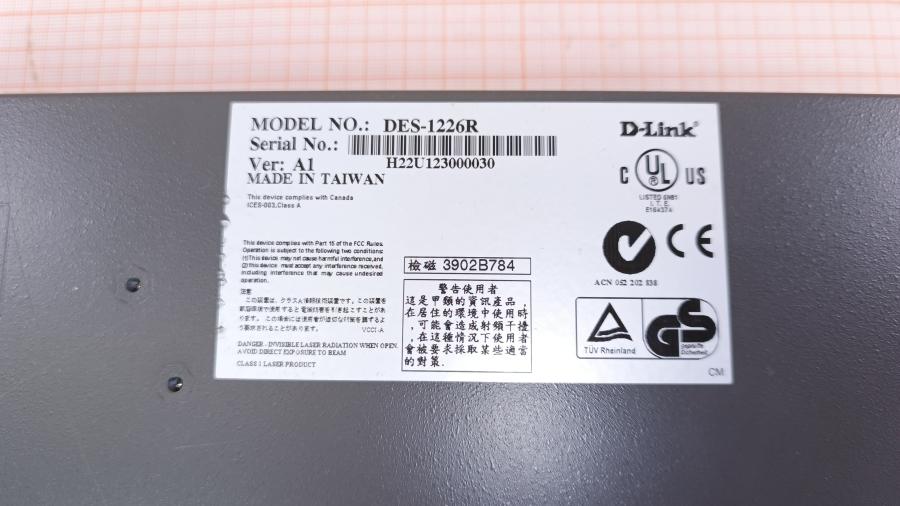 223-068-001 Коммутатор неуправляемый D-LINK DES-1226R + DES-132T #13