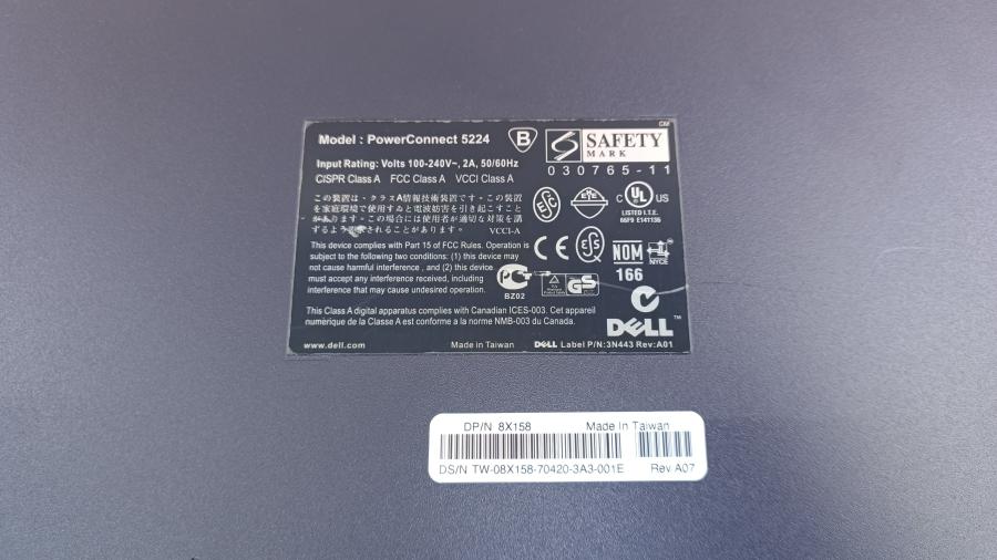 223-070-001 Коммутатор управляемый DELL PowerConnect 5224 #14