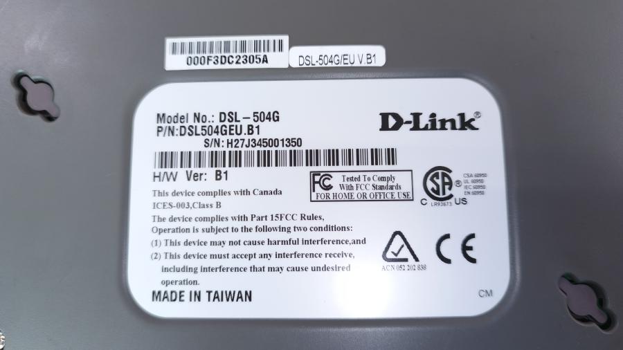 223-080-001 ADSL модем D-LINK DSL-504G #8