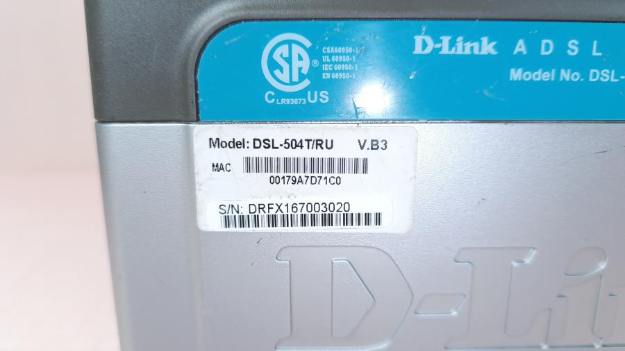 223-081-001 ADSL модем D-LINK DSL-504T #5
