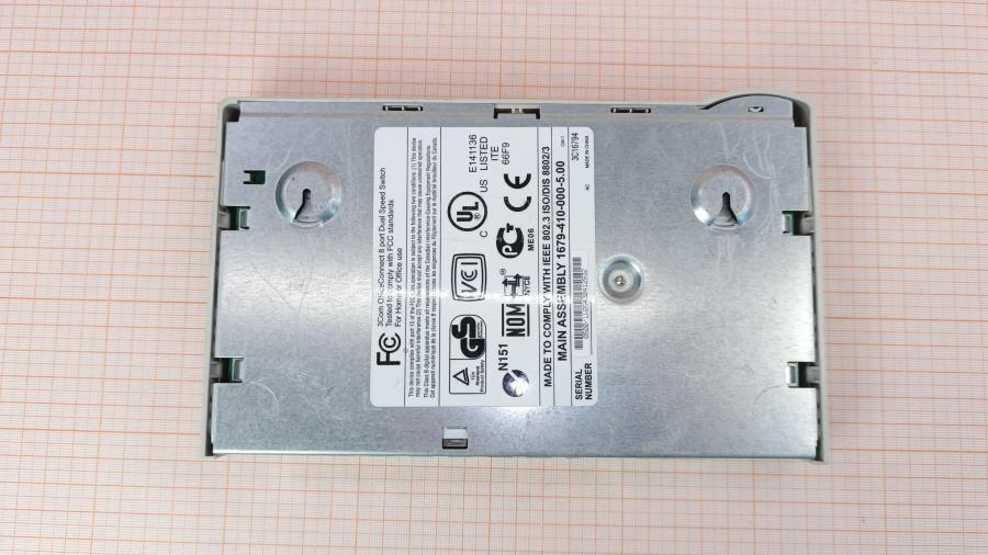 223-083-001 Коммутатор неуправляемый 3COM OfficeConnect Dual Speed Switch 8 (3C16794) #7