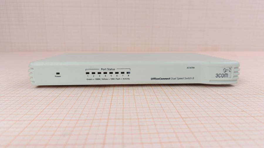 223-083-002 Коммутатор неуправляемый 3COM OfficeConnect Dual Speed Switch 8 (3C16794) #2
