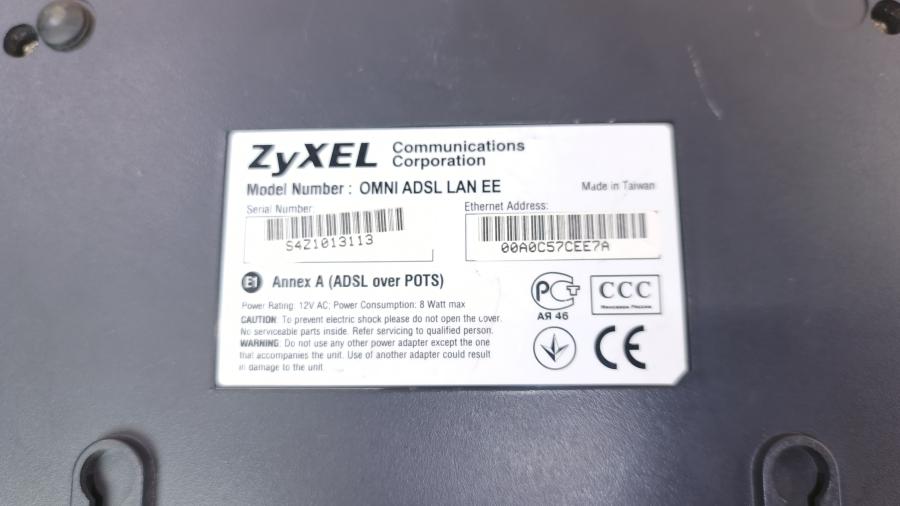 223-119-001 ADSL модем ZyXEL OMNI ADSL LAN EE #8