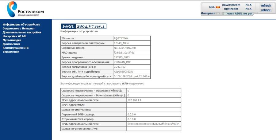 223-122-001 Роутер WiFi Ростелеком F@st 2804 v7 #9
