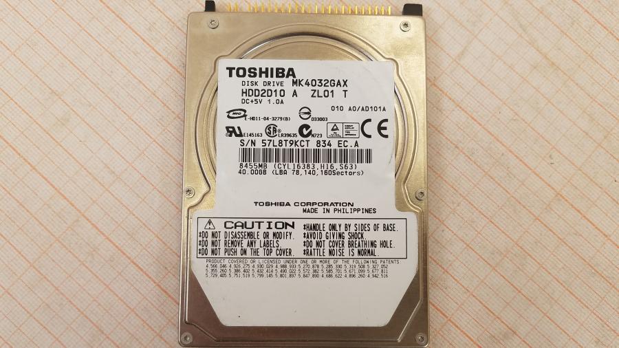 057-010-001 HDD 2.5" IDE TOSHIBA MK4032GAX #2