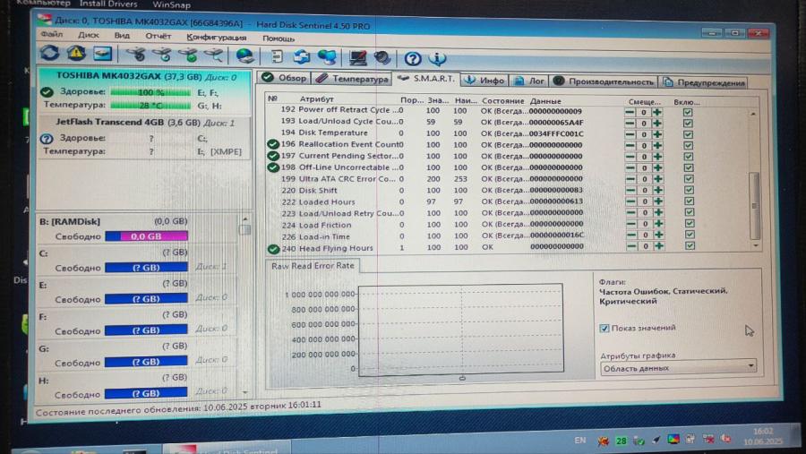 057-010-002 HDD 2.5" IDE TOSHIBA MK4032GAX #7