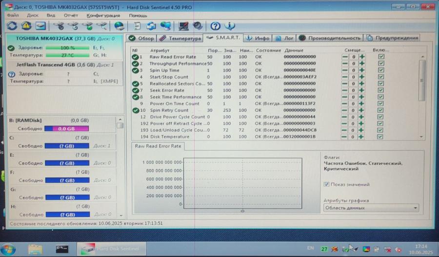 057-010-003 HDD 2.5" IDE TOSHIBA MK4032GAX #6