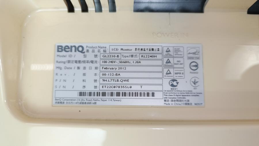 226-009-001 Монитор ЖК BENQ RL2240H #8