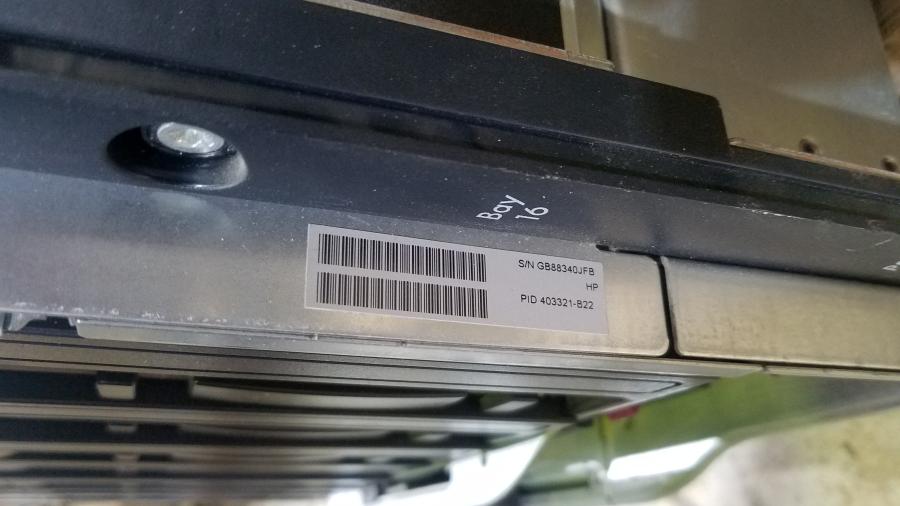 224-001-001 Chassis Blade-System HP c7000 Enclosure #5