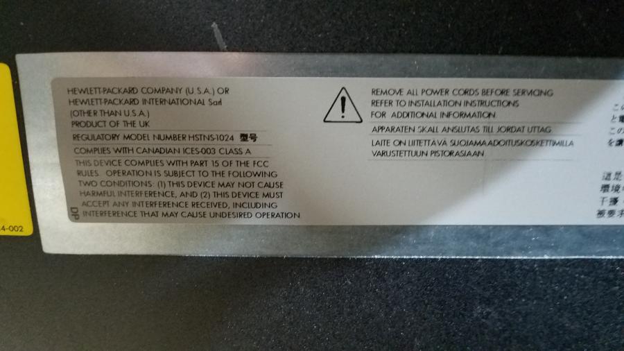 224-001-001 Chassis Blade-System HP c7000 Enclosure #6