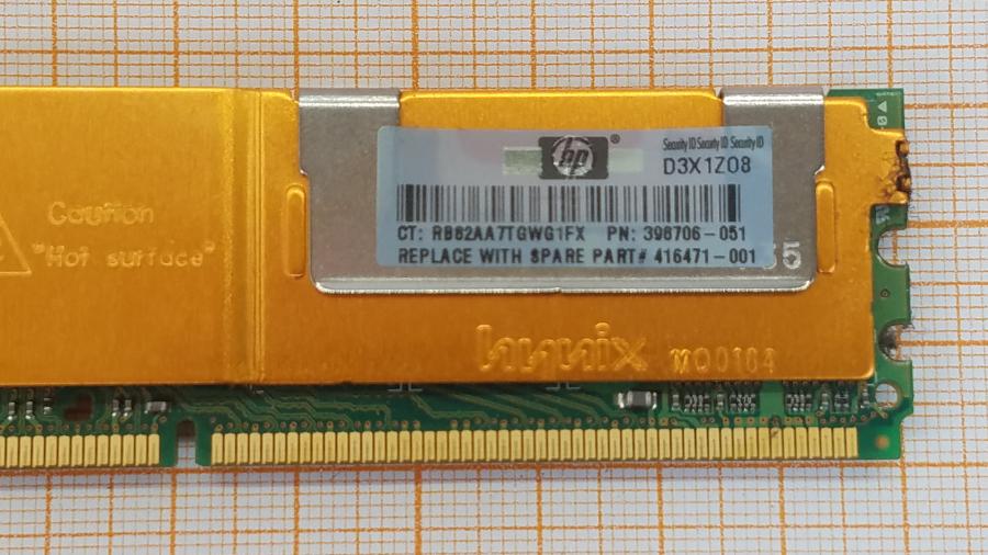 224-006-001 DDR2 FB-DIMM HP 398706-051 #2