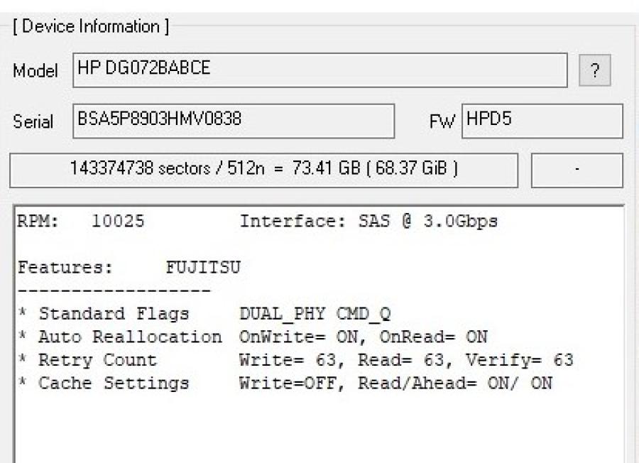 224-007-002 HDD 2.5" SAS HP DG072BABCE #5