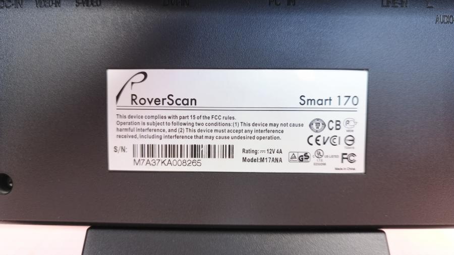 226-020-001 Монитор ЖК RoverScan Smart 170 M17ANA #8