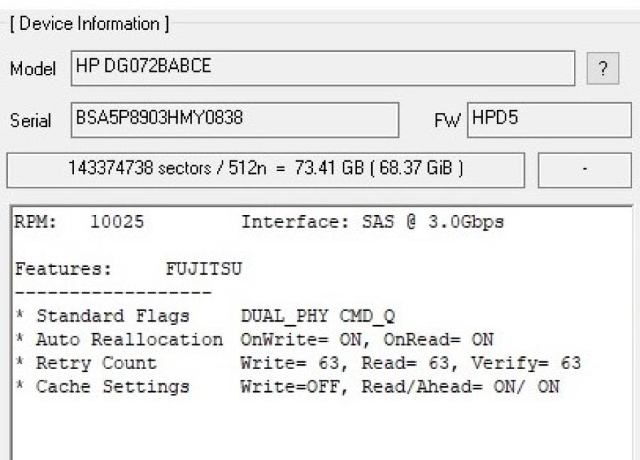 224-007-004 HDD 2.5" SAS HP DG072BABCE #5