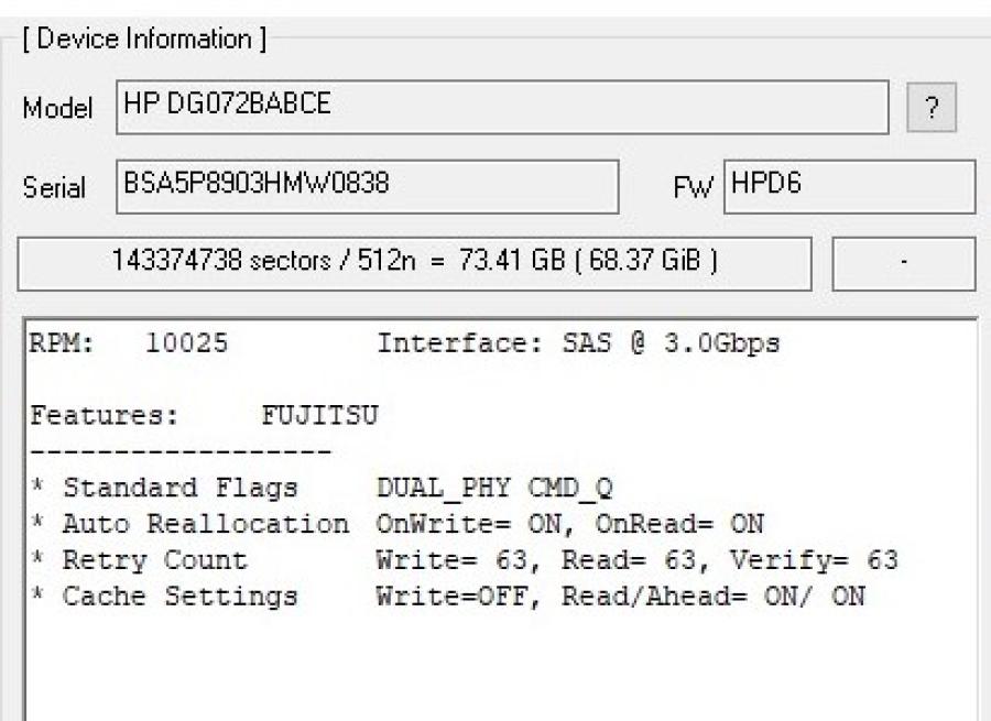224-007-005 HDD 2.5" SAS HP DG072BABCE #5