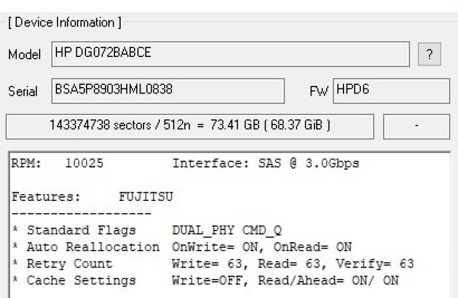 224-008-001 HDD 2.5" SAS HP DG072BB975 #5