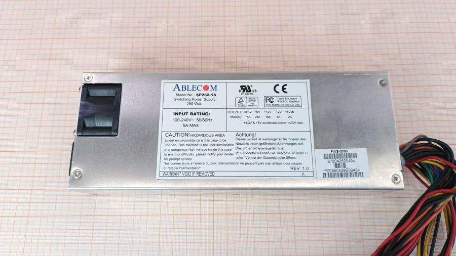 226-025-001 БП Flex ATX Ablecom SP262-1S #2