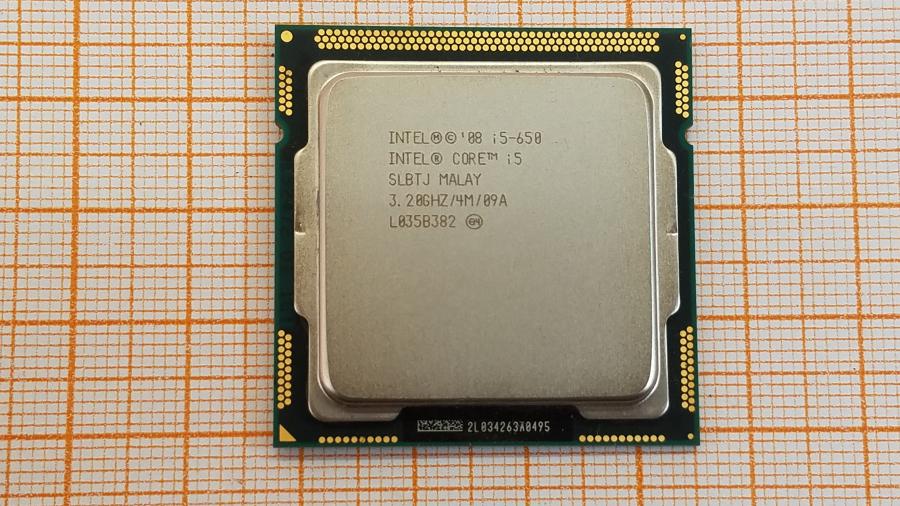 218-258-001 CPU LGA 1156 INTEL CORE i5-650 #2