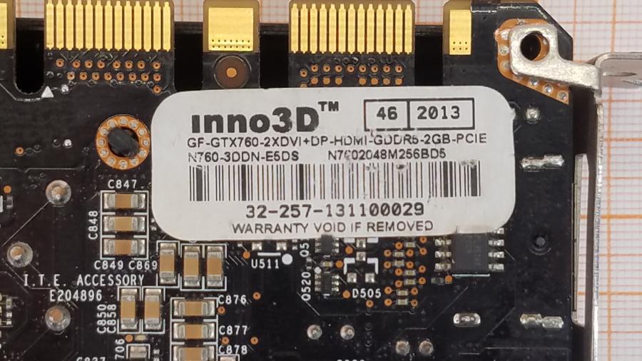 219-265-001 GeForce 700-Series NVIDIA GeForce GTX 760 #6