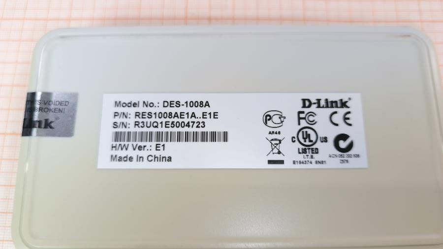 226-030-001 Коммутатор неуправляемый D-LINK DES-1008A #8