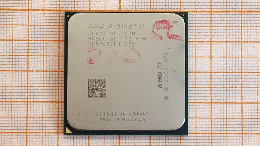 219-268-001 CPU Socket AM3 AMD Athlon II X2 220 #2