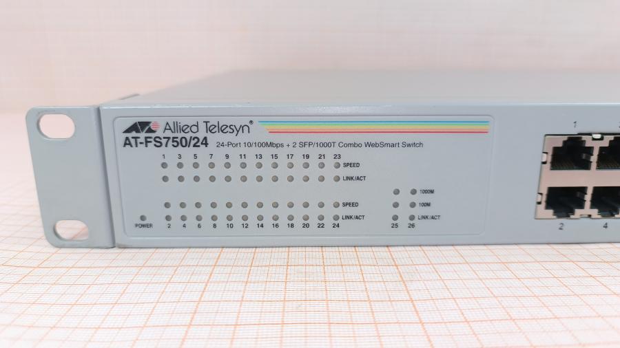 226-038-001 Коммутатор управляемый Allied Telesyn AT-FS750/24 #3