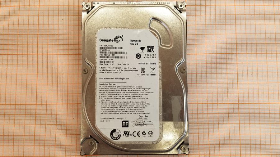 220-029-001 HDD 3.5" SATA SEAGATE Barracuda ST500DM002 #2