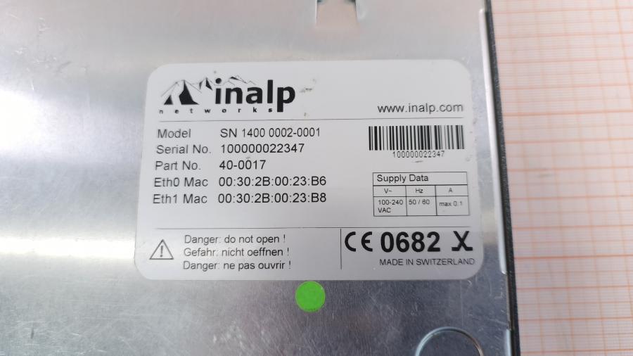226-039-001 Шлюз VoIP inalp SmartNode 1400 #8