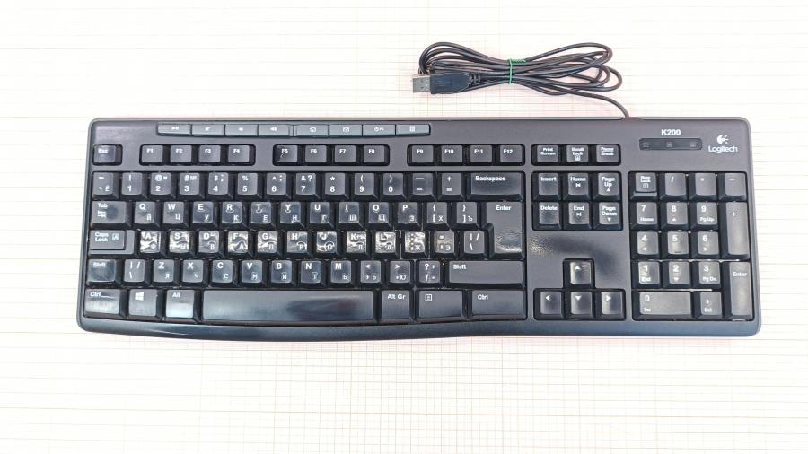 226-055-001 Клавиатура проводная Logitech K200 #1
