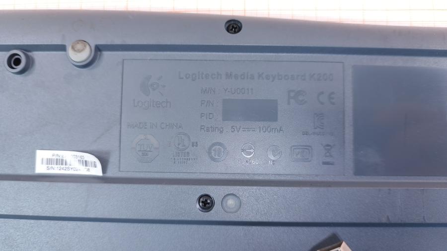 226-055-001 Клавиатура проводная Logitech K200 #5