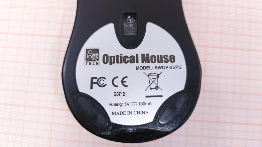 226-060-001 Мышь проводная A4tech SWOP-35PU #4