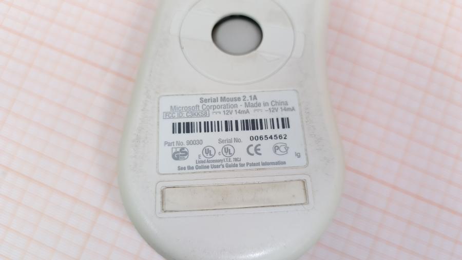 219-276-001 Мышь проводная MICROSOFT Serial Mouse 2.1A #4