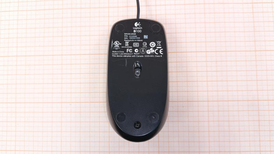 226-065-001 Мышь проводная Logitech B100 #3