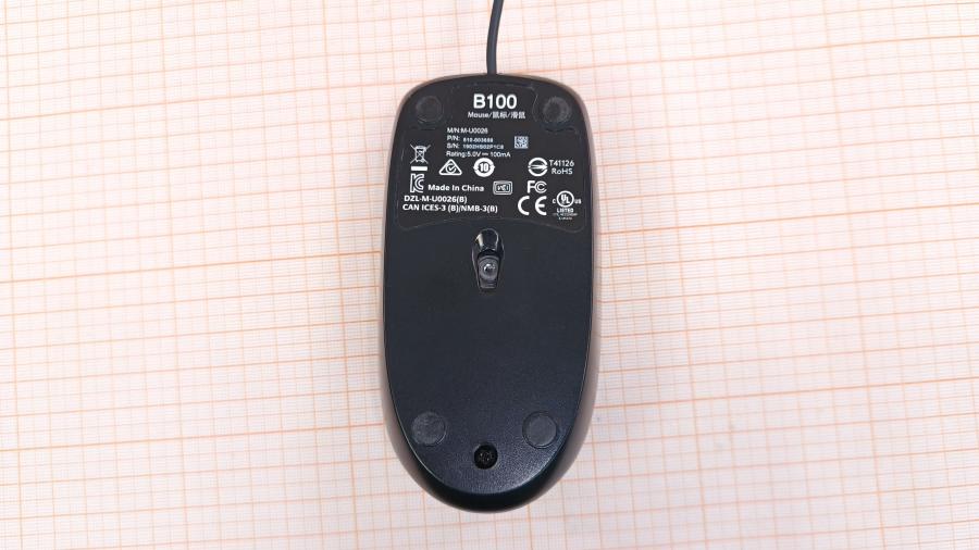 226-065-003 Мышь проводная Logitech B100 #3