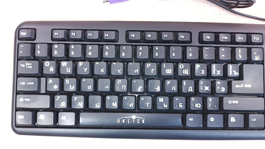226-068-001 Клавиатура проводная OKLICK 180M #2