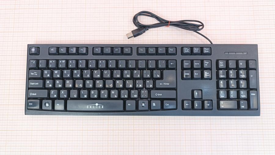 226-069-001 Клавиатура проводная OKLICK 160M black #1