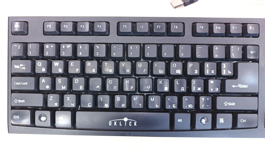 226-069-001 Клавиатура проводная OKLICK 160M black #2