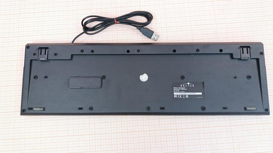 226-069-001 Клавиатура проводная OKLICK 160M black #4