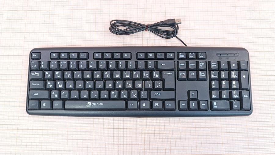 226-070-002 Клавиатура проводная OKLICK 180V2 #1
