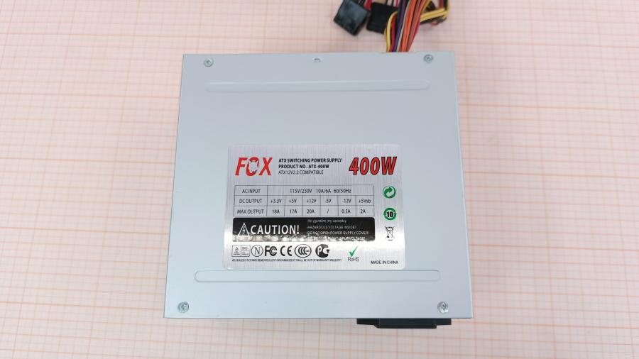 223-167-001 БП ATX v2.2 FOX ATX-400W #2