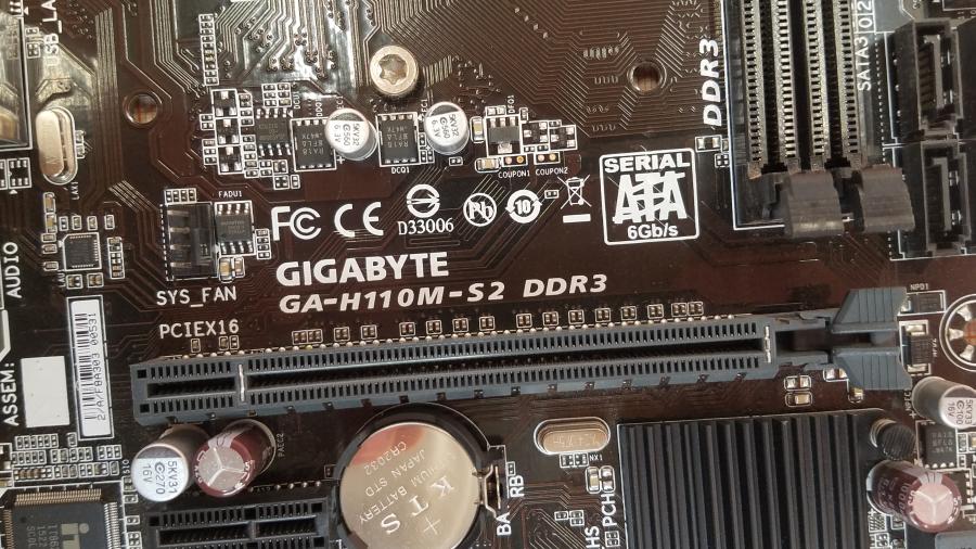 223-169-001 MB LGA 1151 GIGABYTE GA-H110M-S2 DDR3 #3