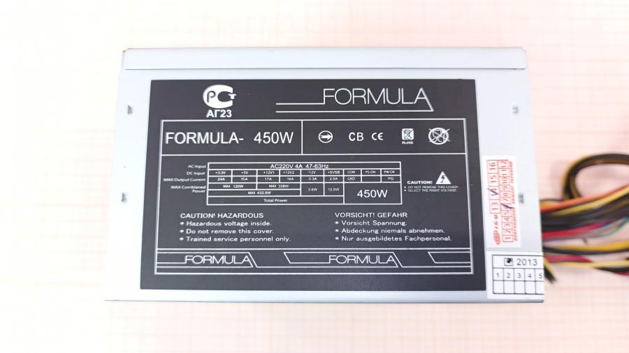 223-178-001 БП ATX v2.1 FORMULA 450W #2