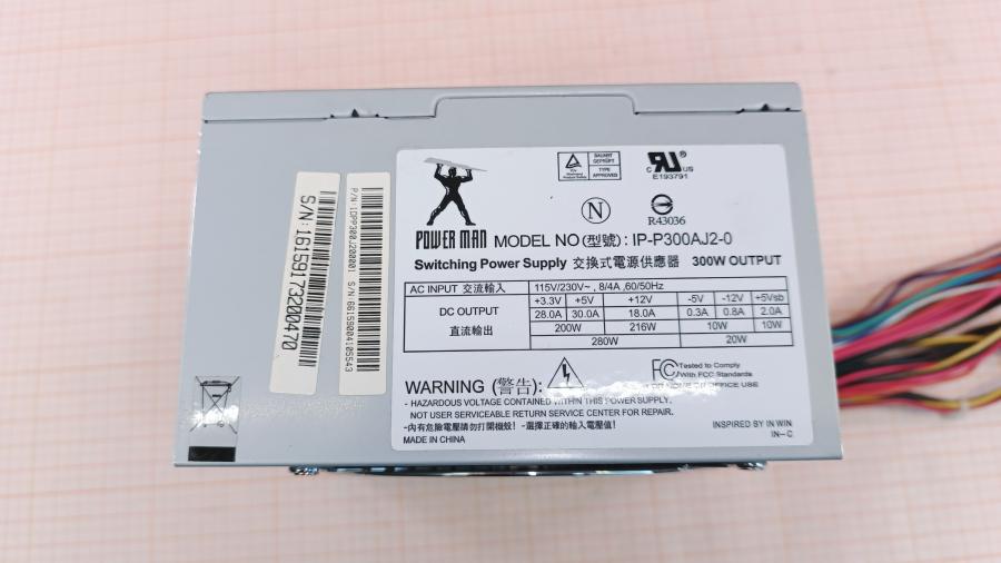 226-075-001 БП ATX v1.X POWER MAN IP-P300AJ2-0 #2