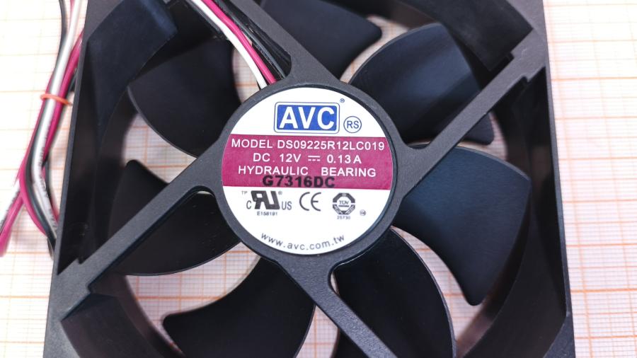 223-217-001 Вентилятор AVC DS09225R12LC019 #2