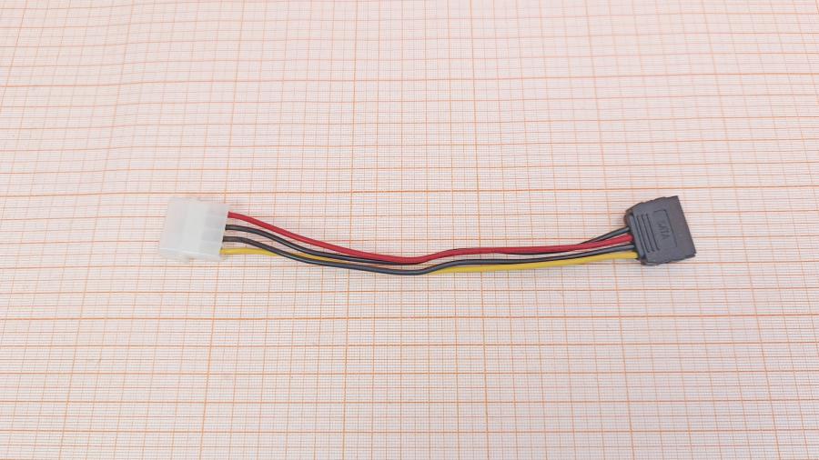223-219-001 Переходник питания  MOLEX 4Pin - SATA 15Pin 0.18m #1