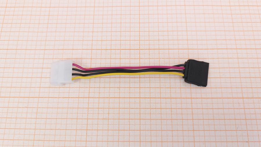 223-220-001 Переходник питания  MOLEX 4Pin - SATA 15Pin 0.12m #1
