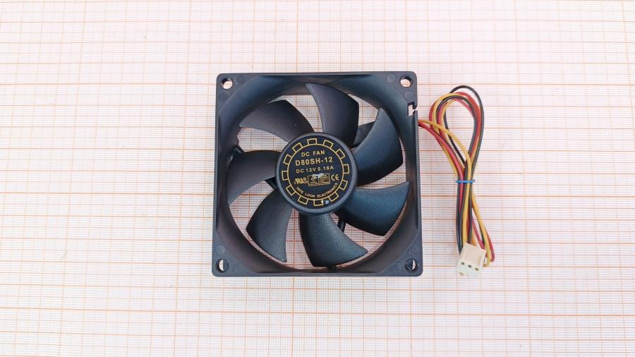 226-092-001 Вентилятор  D80SH-12 (3pin) #1