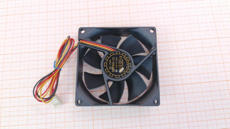 226-092-001 Вентилятор  D80SH-12 (3pin) #3